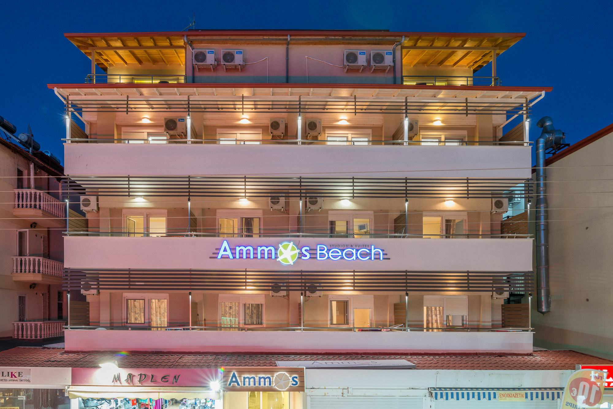 Ammos Beach Seaside Luxury Suites Hotel Olympiakí Aktí 外观 照片